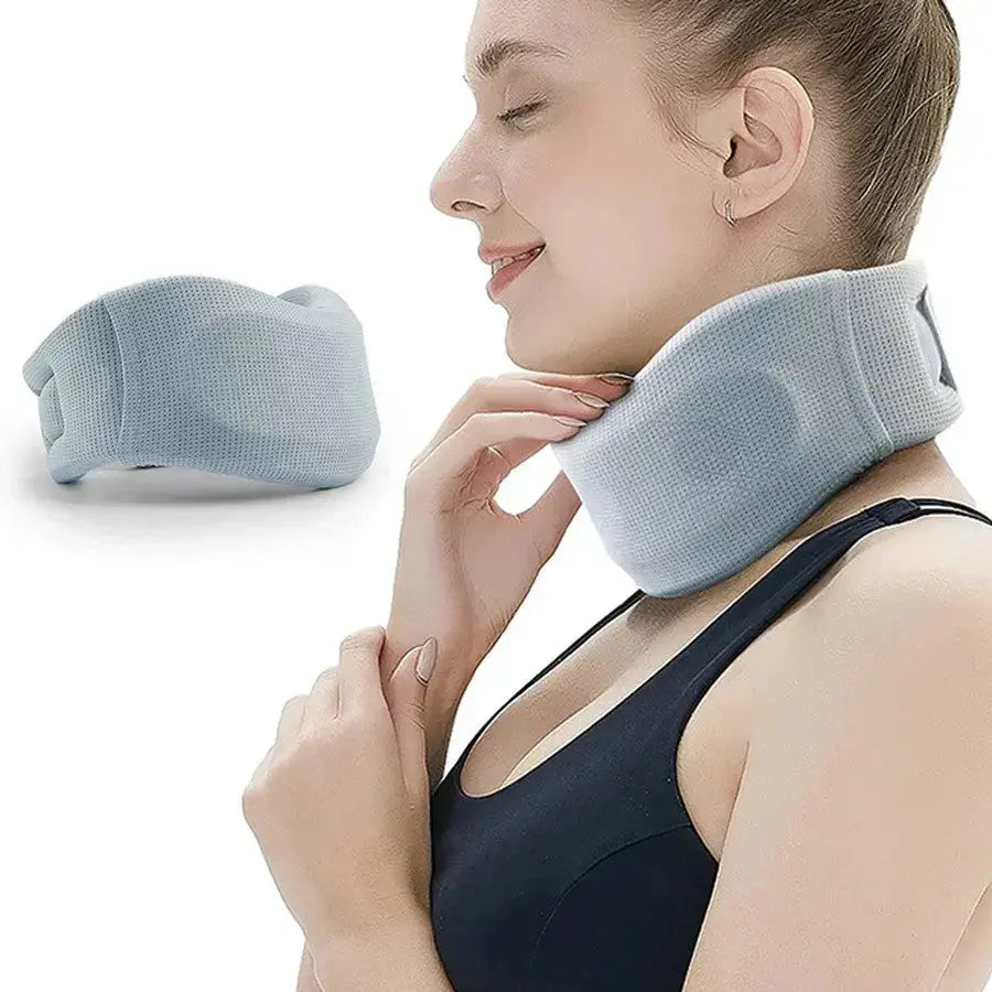 Adjustable Sponge Neck Brace Collar - Soft Cervical Support StabiliX