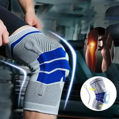Compression Knee Brace with Anti-Slip Silicone - Knee Sleeve Stabilix