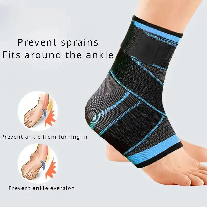 Breathable Nylon Ankle Brace - Compression Sleeve for Stability Stabilix